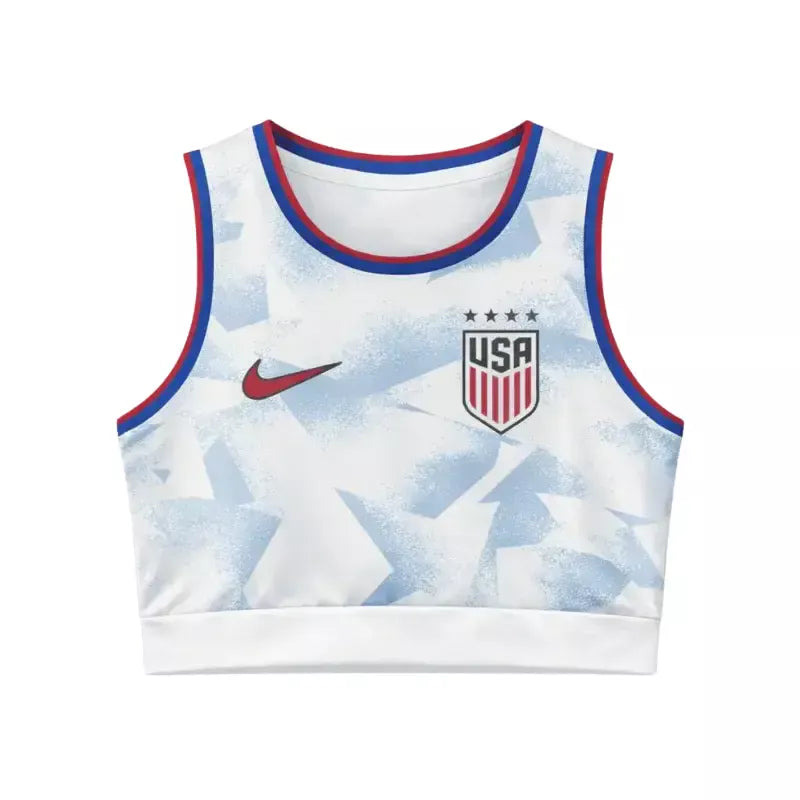 Maillot USA Crop Top Femme Domicile 2026 2027