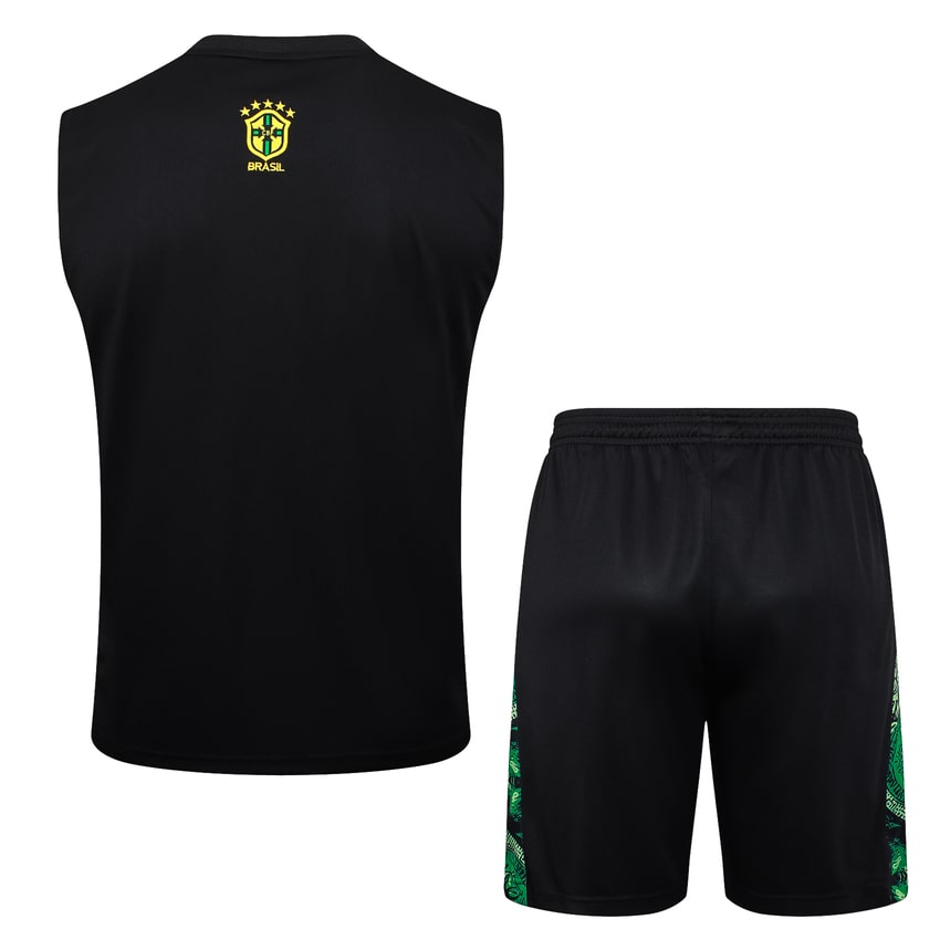 Debardeur-Short-Bresil-2024-2025-Vert-Motif-4