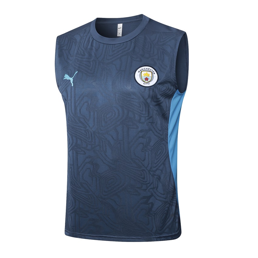Debardeur Short Manchester City Homme 2024 2025 Bleu | Foot Sport