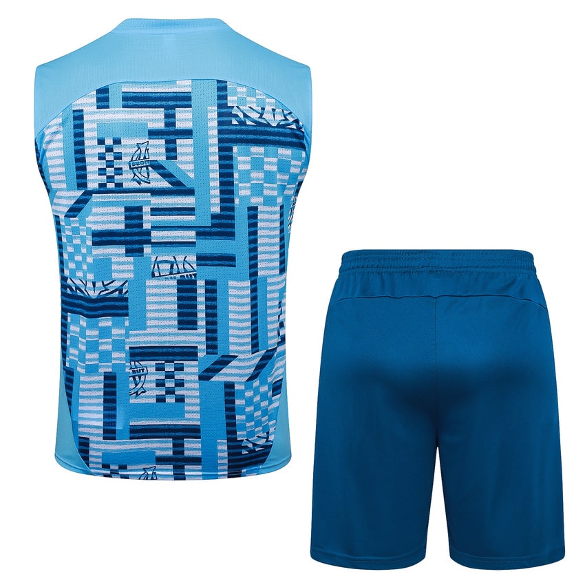Debardeur Short Marseille OM Homme 2025 2026 Bleu | Foot Sport