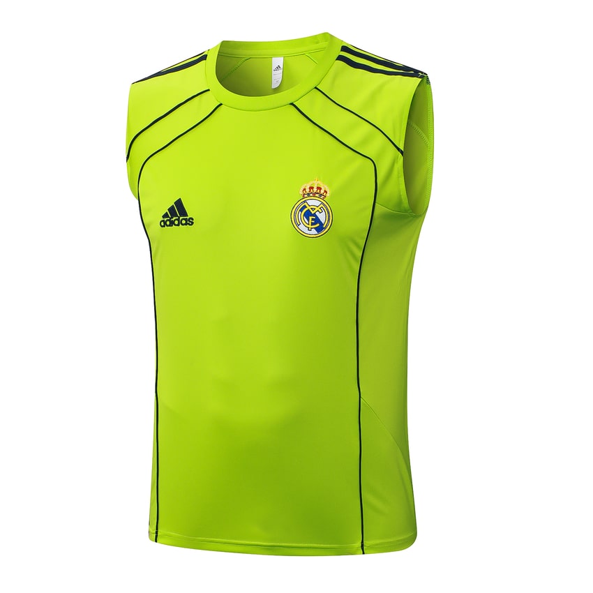 Debardeur Short Real Madrid Homme 2025 2026 Jaune Foncé | Foot Sport