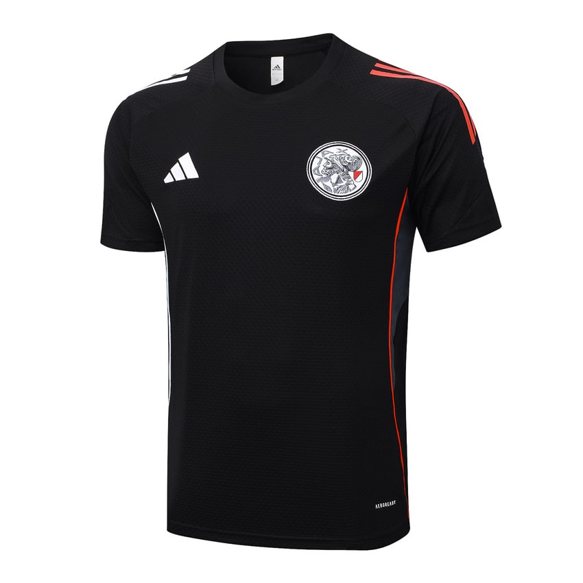Kit Maillot Short Pre-Match Ajax Amsterdam Homme 2024 2025 Noir | Foot Sport