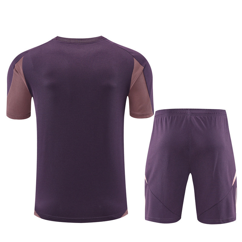 Ensemble Maillot Short Arsenal Homme/Enfant 2024 2025 Violet Rose | Foot Sport