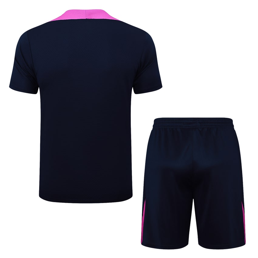 Ensemble Maillot Short Barcelone Homme 2025 2026 Noir Rose | Foot Sport