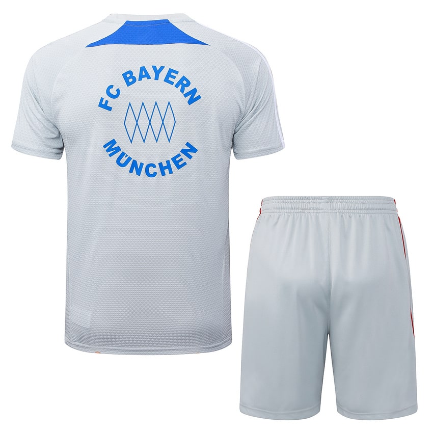 Ensemble Maillot Short Bayern Munich Homme 2025 2026 Gris | Foot Sport