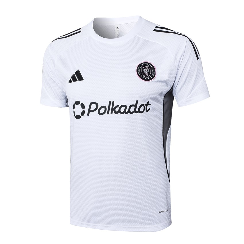 Ensemble Maillot Short Inter Miami Homme 2025 2026 Blanc Noir | Foot Sport