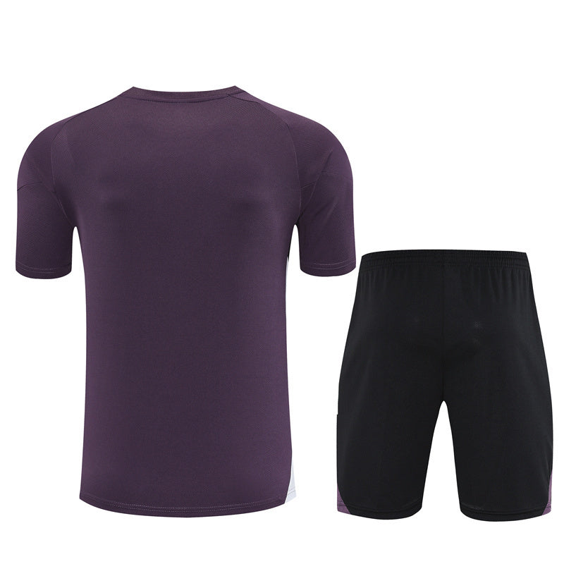 Ensemble Maillot Short Manchester United Homme/Enfant 2025 2026 Violet | Foot Sport
