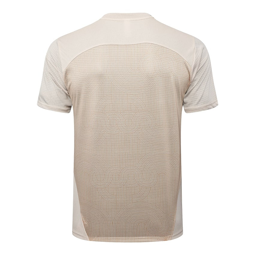 Conjunto de camiseta y pantalón corto del AC Milan para hombre 2024-2025 beige | Fútbol