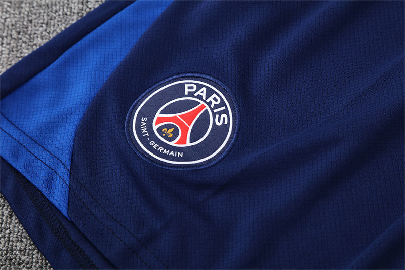 Ensemble Maillot Short PSG Homme/Enfant 2025 2026 Bleu Gris | Foot Sport