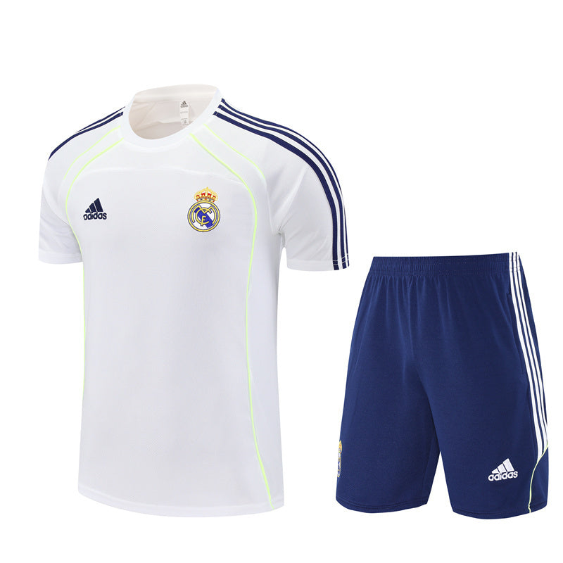 Ensemble-Maillot-Short-Real-Madrid-2025-2026-Blanc-Bleu-Sombre-1
