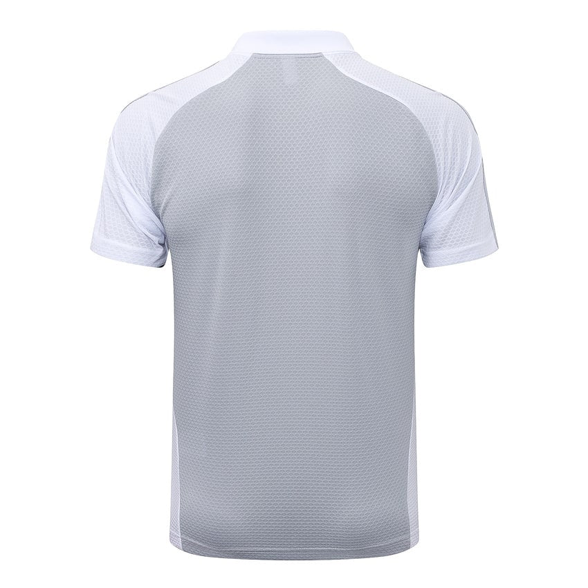 Polo Real Madrid Homme 2025 2026 Gris Blanc | Foot Sport