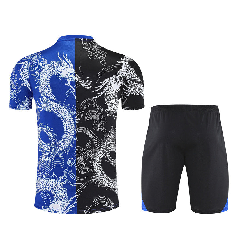 Ensemble Maillot Short Real Madrid Homme/Enfant 2025 2026 Noir Bleu Edition Limitée | Foot Sport