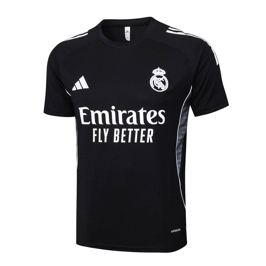 Ensemble Maillot Short Real Madrid Homme/Enfant 2025 2026 Noir Sombre | Foot Sport