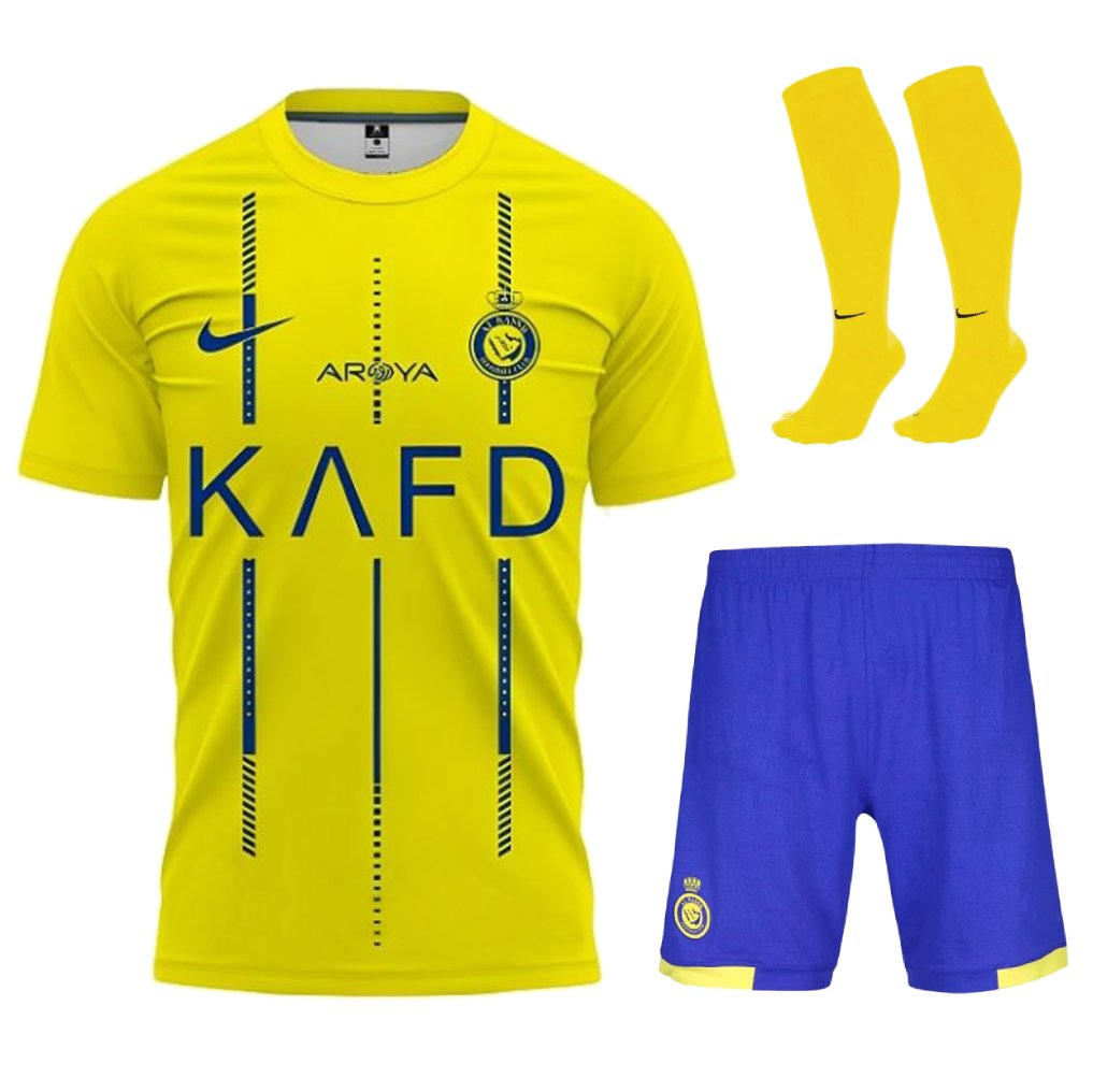 Al Nassr Tenue Football Enfant Maillots De Foot Pas Cher – PSG