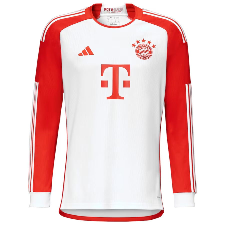 MAILLOT-BAYERN-MUNICH-DOMICILE-2023-2024-MANCHES-LONGUES-foot-sport