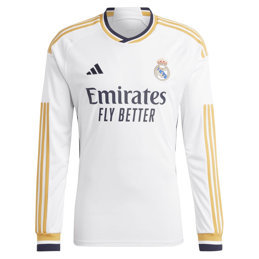 Maillot Real Madrid Manches Longues Blanc Homme 2024 – Foot Sport