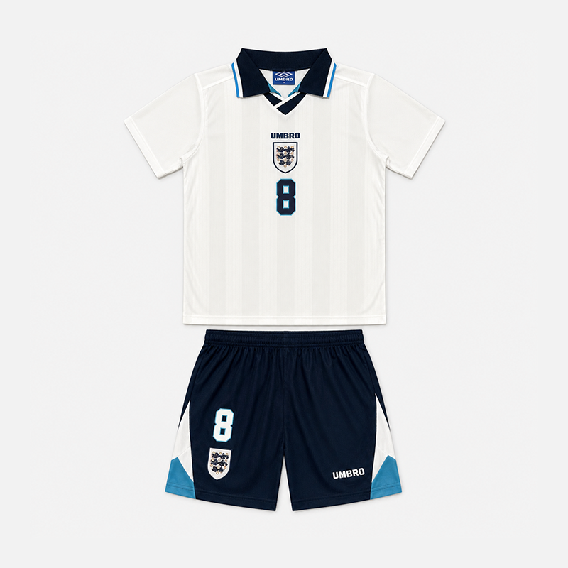 Maillot-Angleterre-Kit-Enfant-Gascoigne-Domicile-1996-2