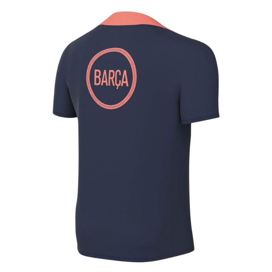 Maillot Pre-Match Barcelone 2025 2026 Homme Bleu/Orange | Foot Sport