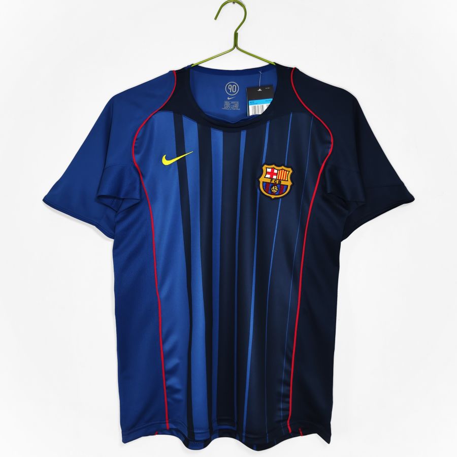 Maillot-Barcelone-Barca-Exterieur-Bleu-Saphir-2004-2005-Vintage-Retro-1