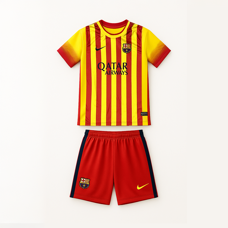 Maillot-Barcelone-Kit-Enfant-Exterieur-2013-2014-1
