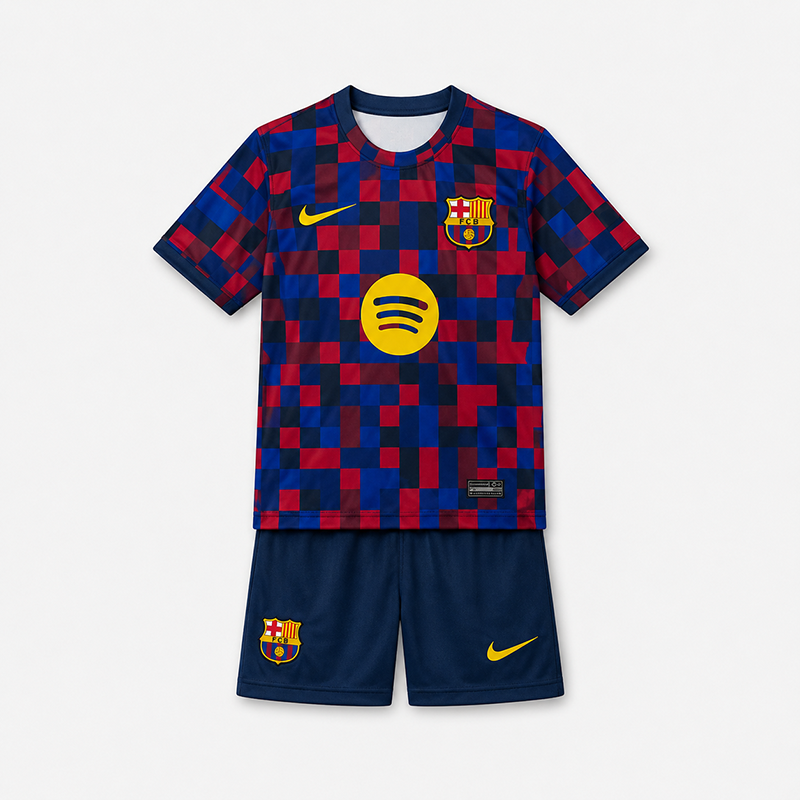 Maillot-Barcelone-Kit-Enfant-Pre-Match-2026-2027-1