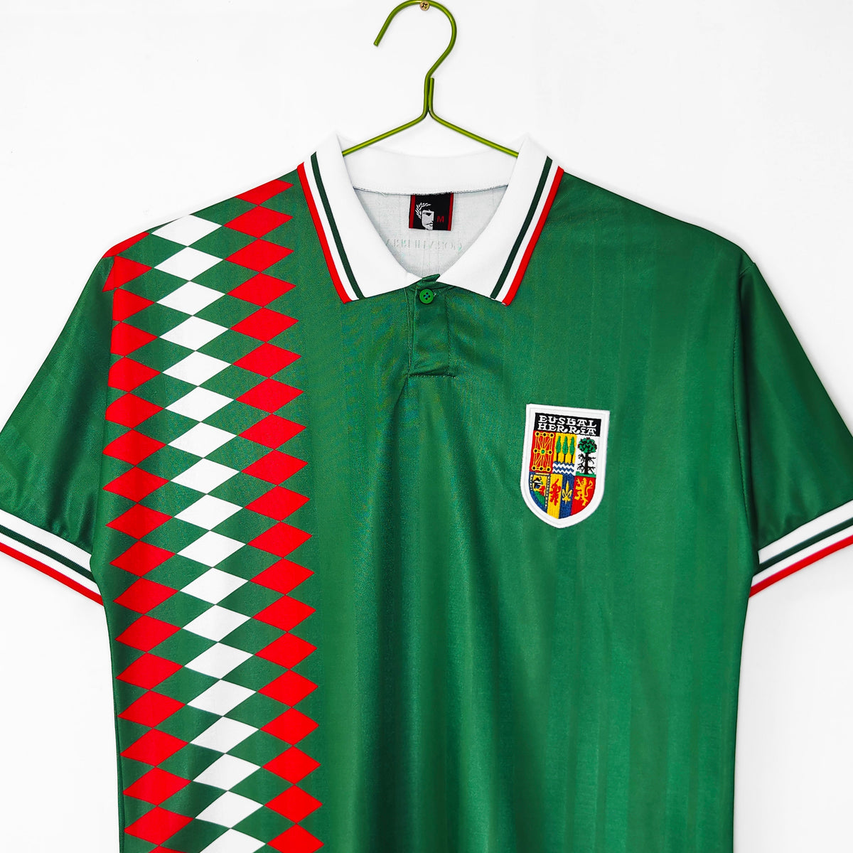 Maillot-Basque-Euskal-Herria-Domicile-Vert-1994-Vintage-Retro-3