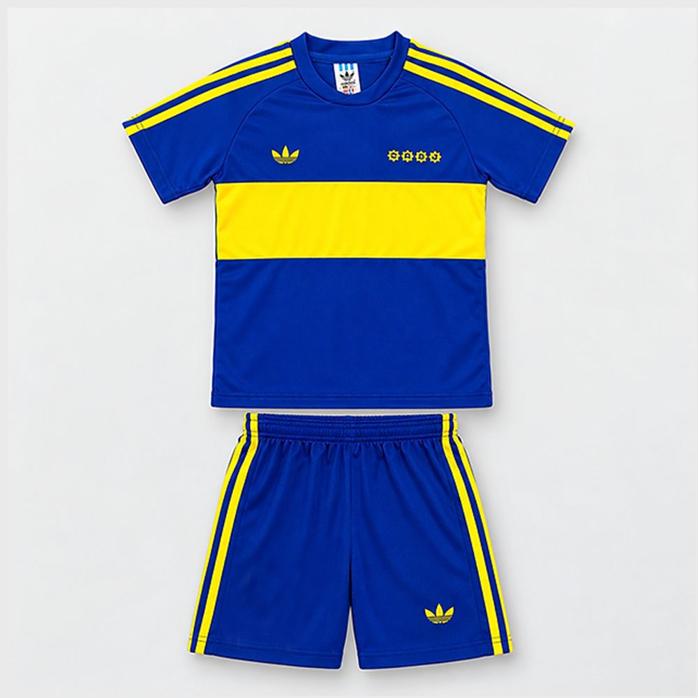 Maillot-Boca-Junior-Kit-Enfantt-Domicile-1981-1