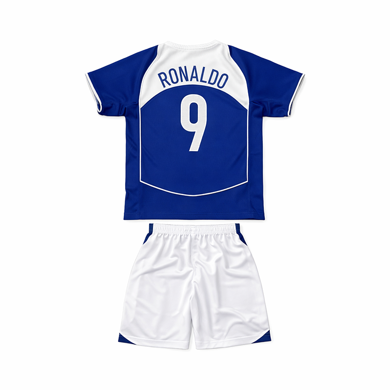 Maillot-Brésil-Ronaldo-Kit-Enfant-Exterieur-2004-2