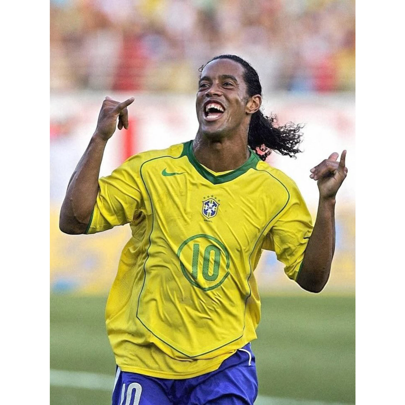 Maillot Bresil 2004 Restock Ronaldinho Homme | Foot Sport