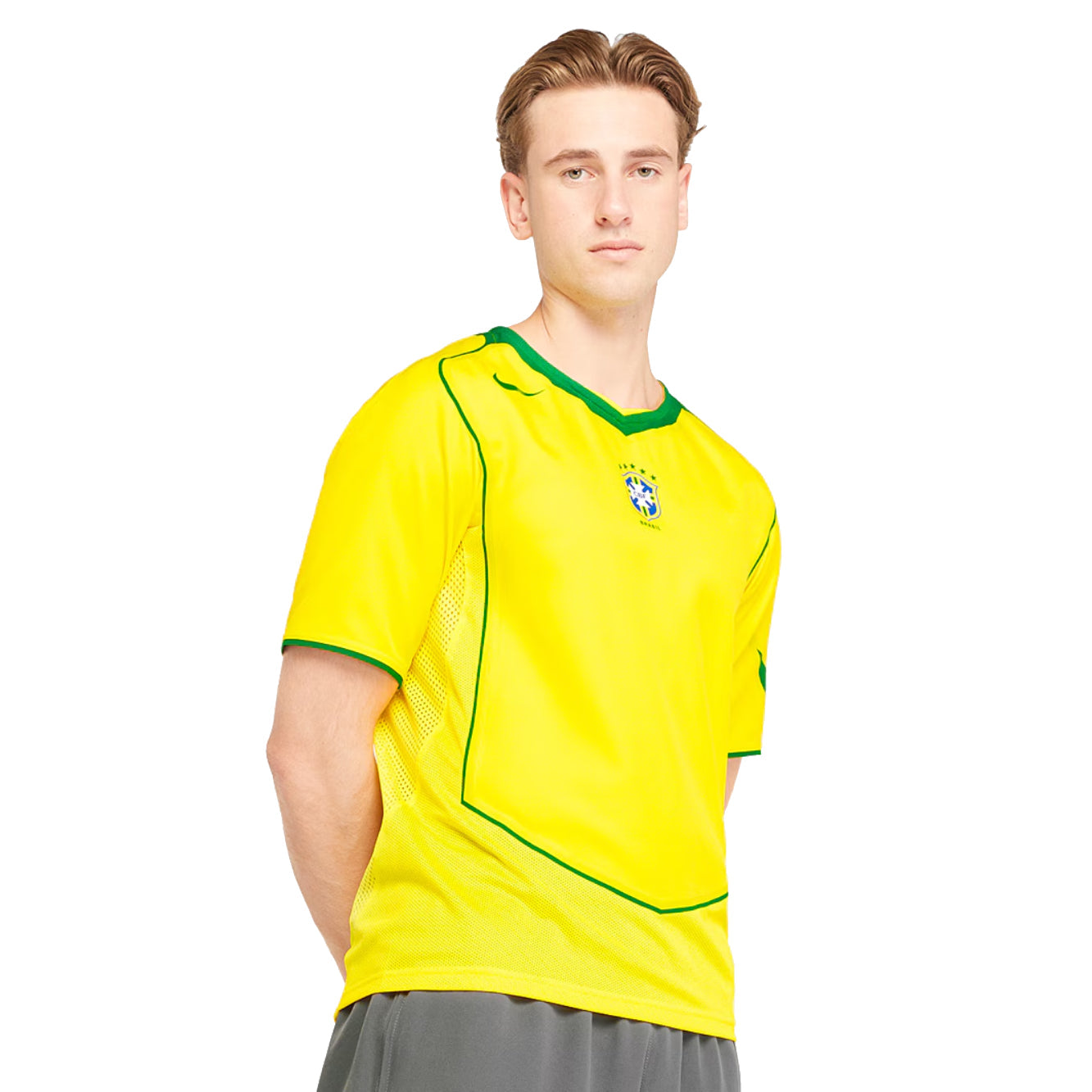 Maillot Bresil 2004 Restock Ronaldinho Homme | Foot Sport