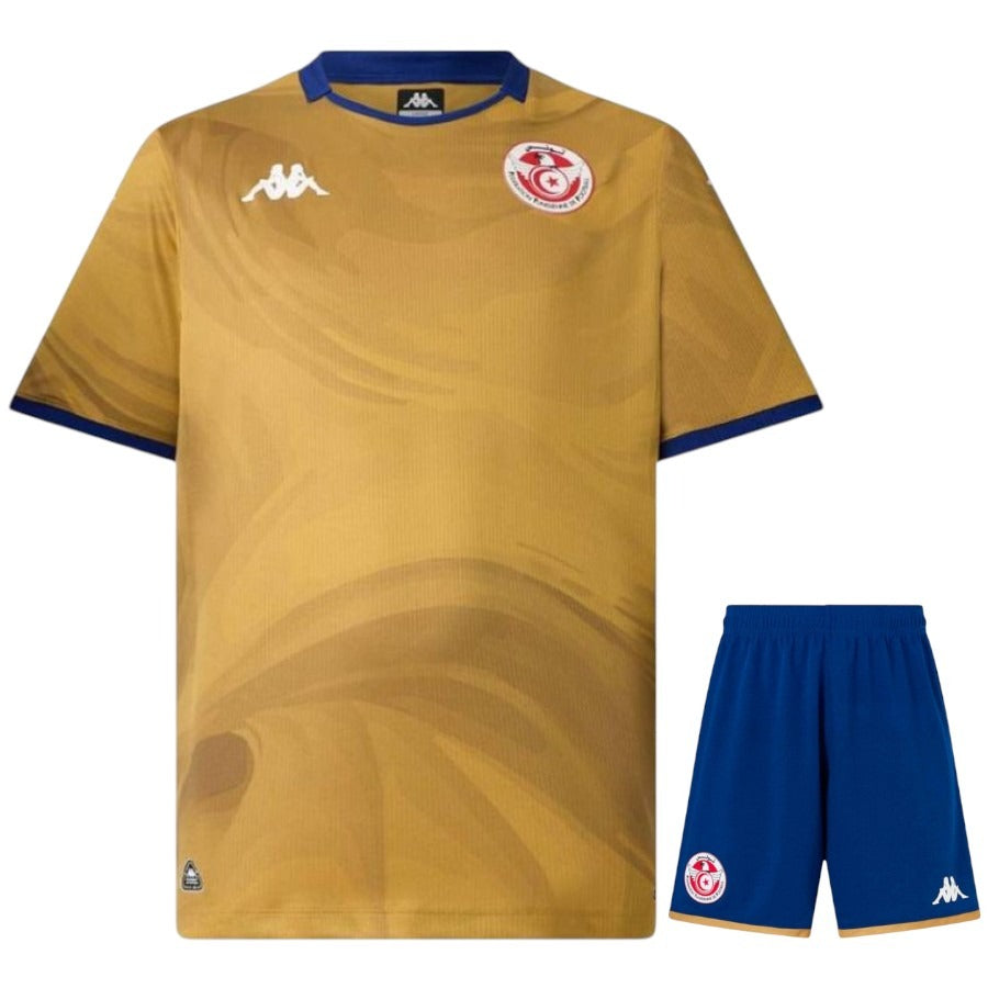 Tunisia Third Kit Gold Kids 2025 2026 | Foot Sport
