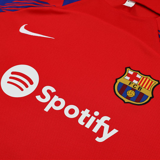 Maillot-Entrainement-Barcelone-Rouge-Homme-2023-2024-2