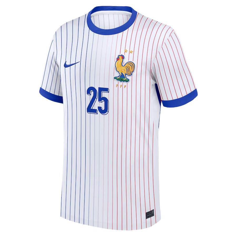 Camiseta de visitante de Mbappé Francia 2024-2025 para hombre | Fútbol