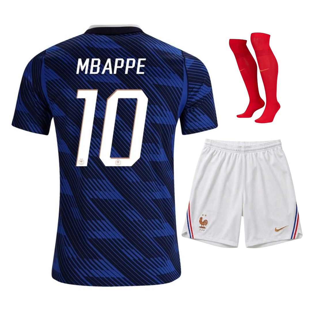 Maillot-Equipe-de-France-Kit-Enfant-Domicile-Coupe-du-Monde-2026-Mbappe-3