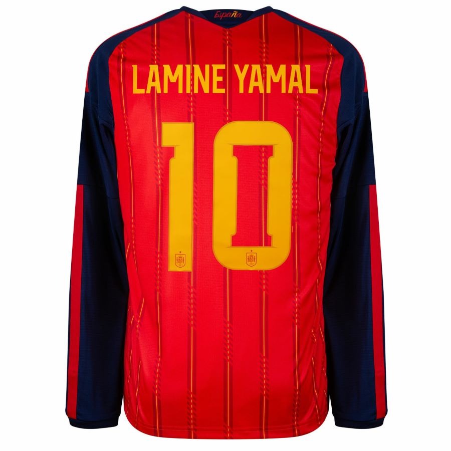 Maillot-Espagne-Domicile-2026-2027-Lamine-Yamal-20-Manches-Longues-2