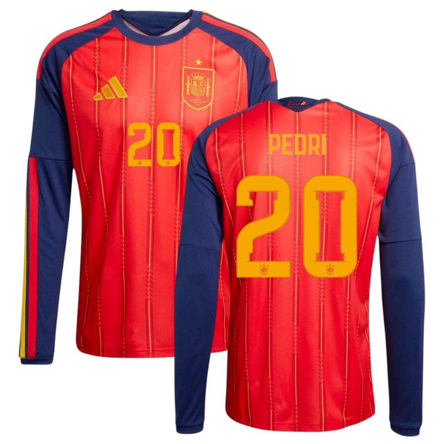 Maillot-Espagne-Domicile-2026-2027-Pedri-Manches-Longues-1