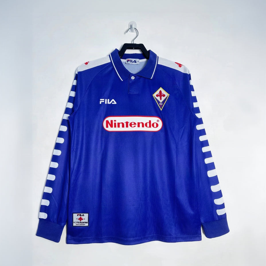 Maillot-Fiorentina-Retro-Vintage-Manches-Longues-1998-1999-Domicile-Homme-1