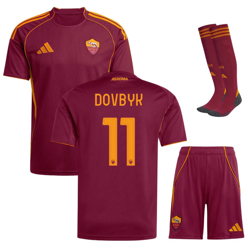 Maillot Kit Enfant AS Roma Domicile 2025 2026 | Foot Sport