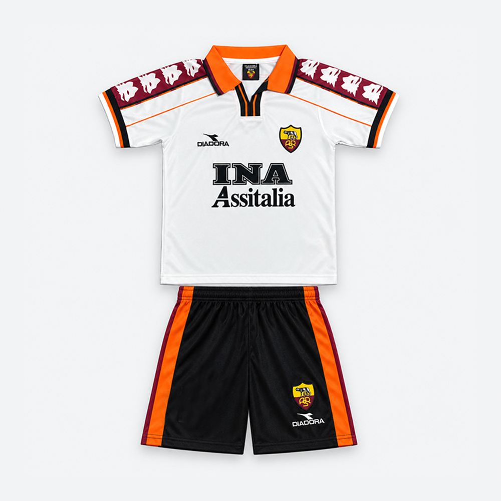 Maillot-Kit-Enfant-AS-Romaa-Exterieur-1998-1999-1