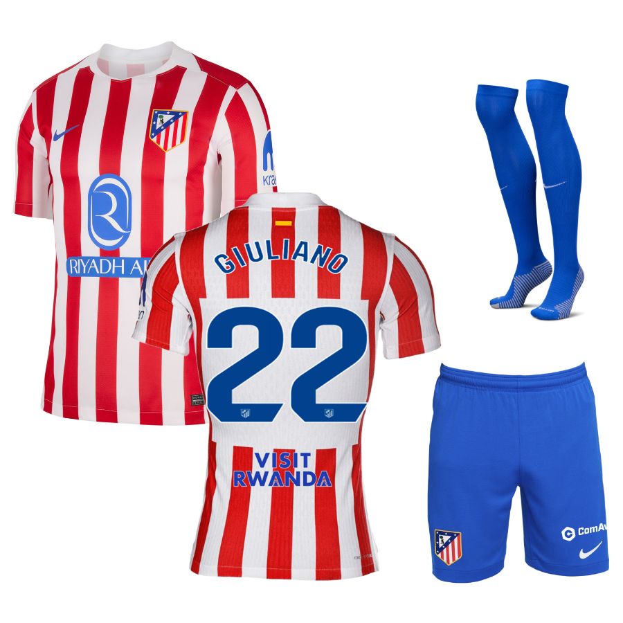 Maillot Kit Enfant Atletico Madrid Domicile 2025 2026 | Foot Sport
