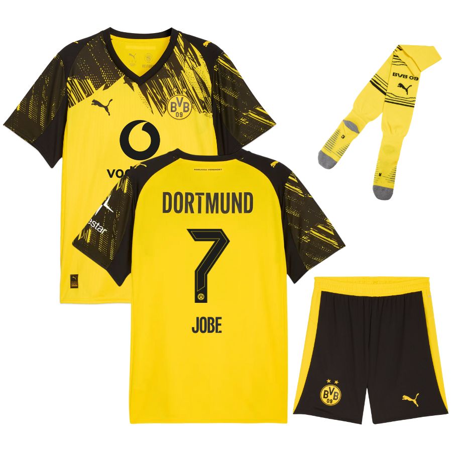 Maillot-Kit-Enfant-BVB-Dortmund-Domicile-2025-2026-Jobe