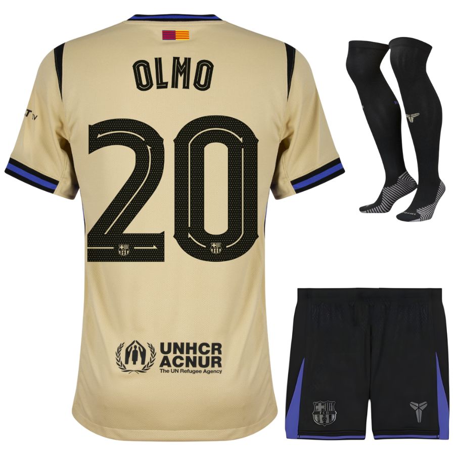 Maillot-Kit-Enfant-Barca-Exterieur-2025-2026-Olmo