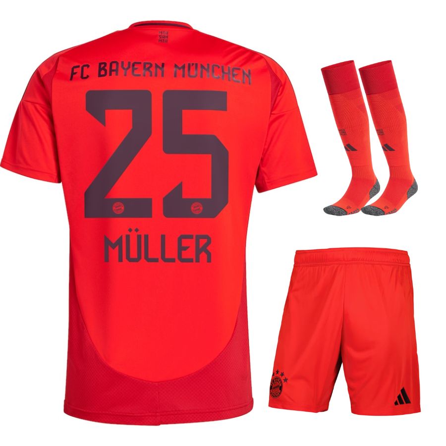 Maillot Bayern Munich Enfant Domicile 2024 2025 Rouge | Foot Sport