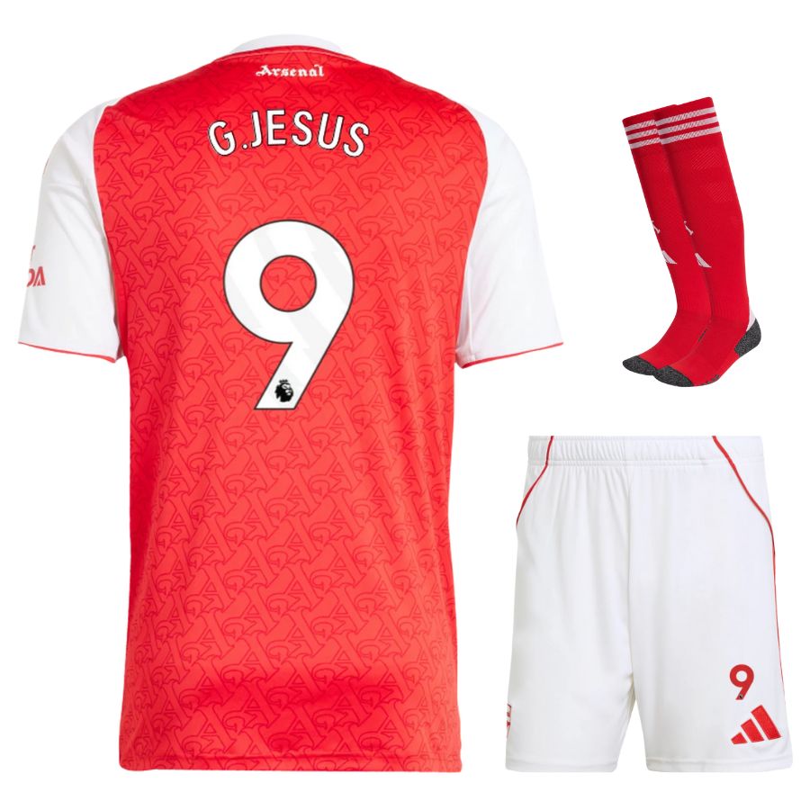 Maillot-Kit-Enfant-Domicile-Arsenal-2025-2026-Jesus-1