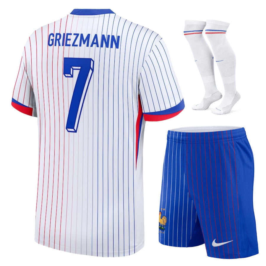 Maillot-Kit-Enfant-France-Griezmann-7-Exterieur-Euro-2024