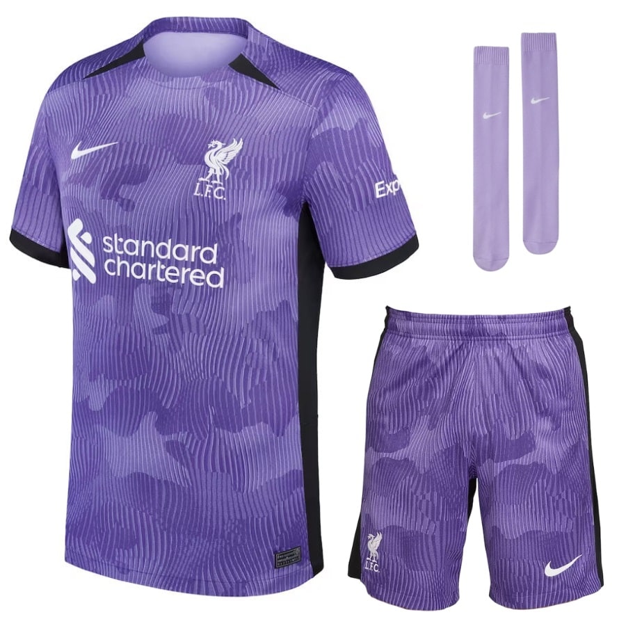 Maillot Kit Enfant Liverpool Exterieur 2024 | Foot Sport