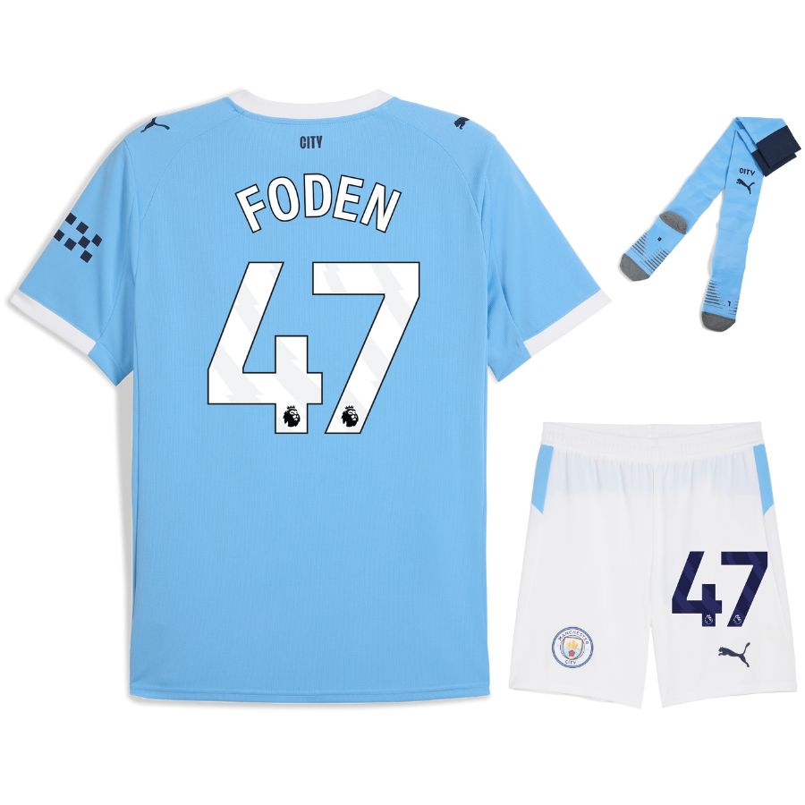 Maillot-Kit-Enfant-Manchester-City-Domicile-2025-2026-Foden-1