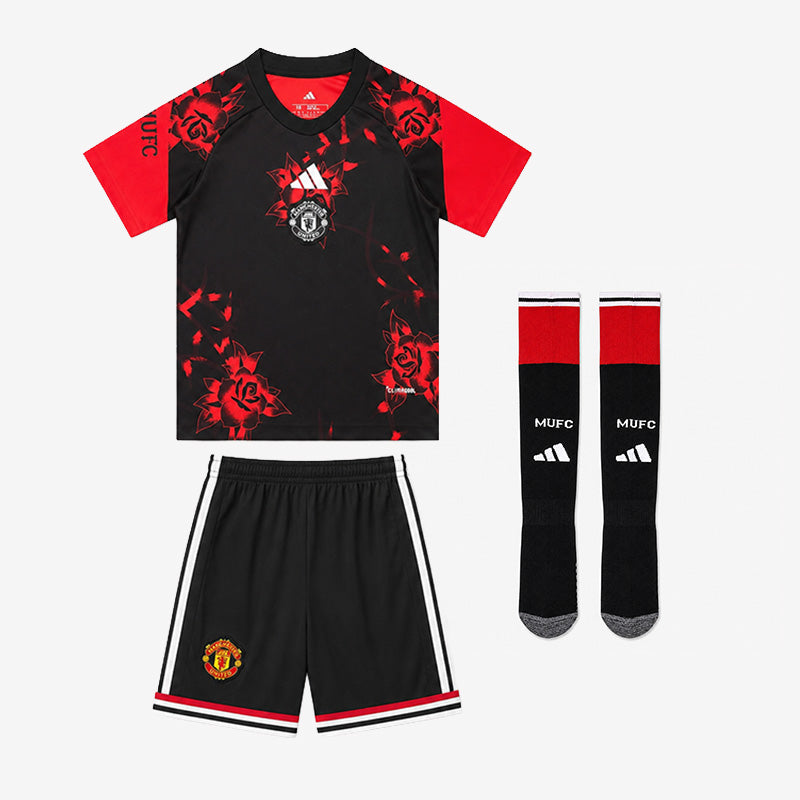 Maillot-Kit-Enfant-Manchester-United-Pre-Match-2026-2027-1