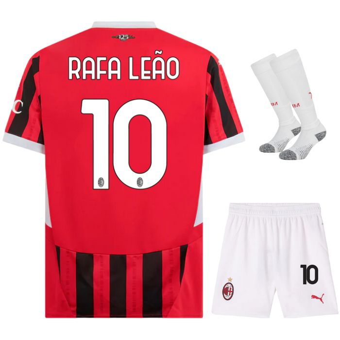 Maillot Kit Enfant Ac Milan Domicile 2024 2025 Blanc | Foot Sport