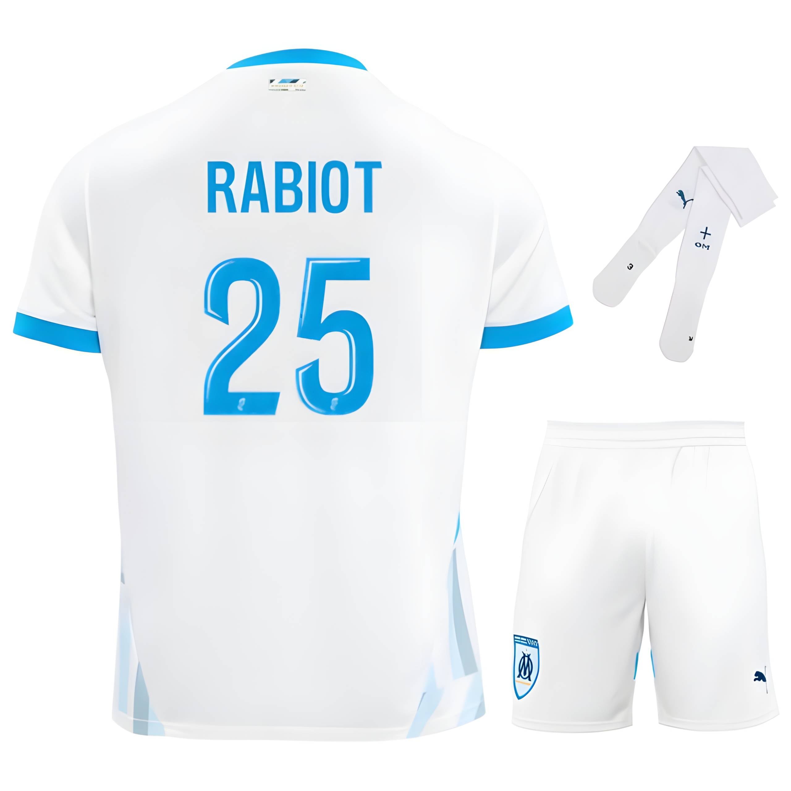 Maillot Kit Enfant Marseille Domicile 2024 2025 | Foot Sport